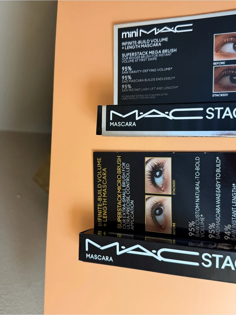 MAC Cosmetics Stack Mascara set– Black